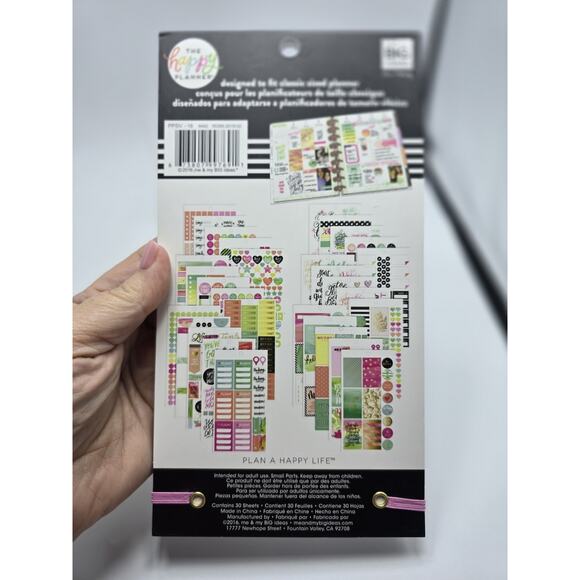 Me And My Big Ideas The Happy Planner Watercolor Sticker Book - Picture 2 of 2